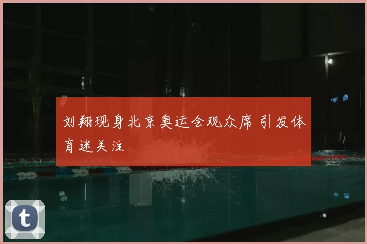 刘翔现身北京奥运会观众席 引发体育迷关注